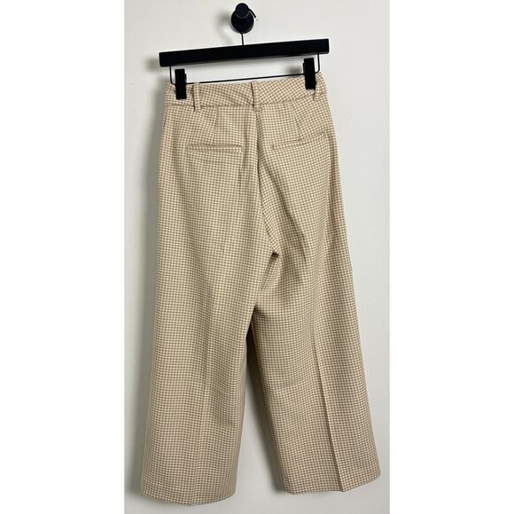 ARITZIA Wilfred The Effortless Cropped Pant in Claudine Hounds Tooth Size US 2 - Picture 4 of 8